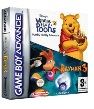 jeu Winnie the Pooh's Rumbly Tumbly Adventure & Rayman 3